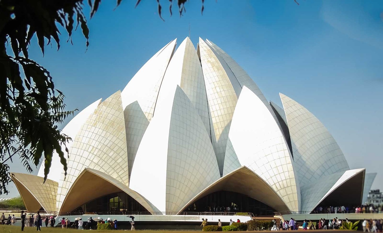 Temple du lotus Delhi Inde GO Voyages