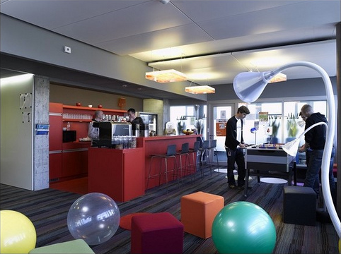 La caféteria des bureaux Google