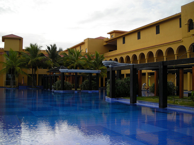 La piscine d'Infosys en Inde