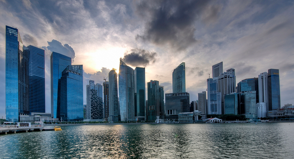 La skyline de Singapour