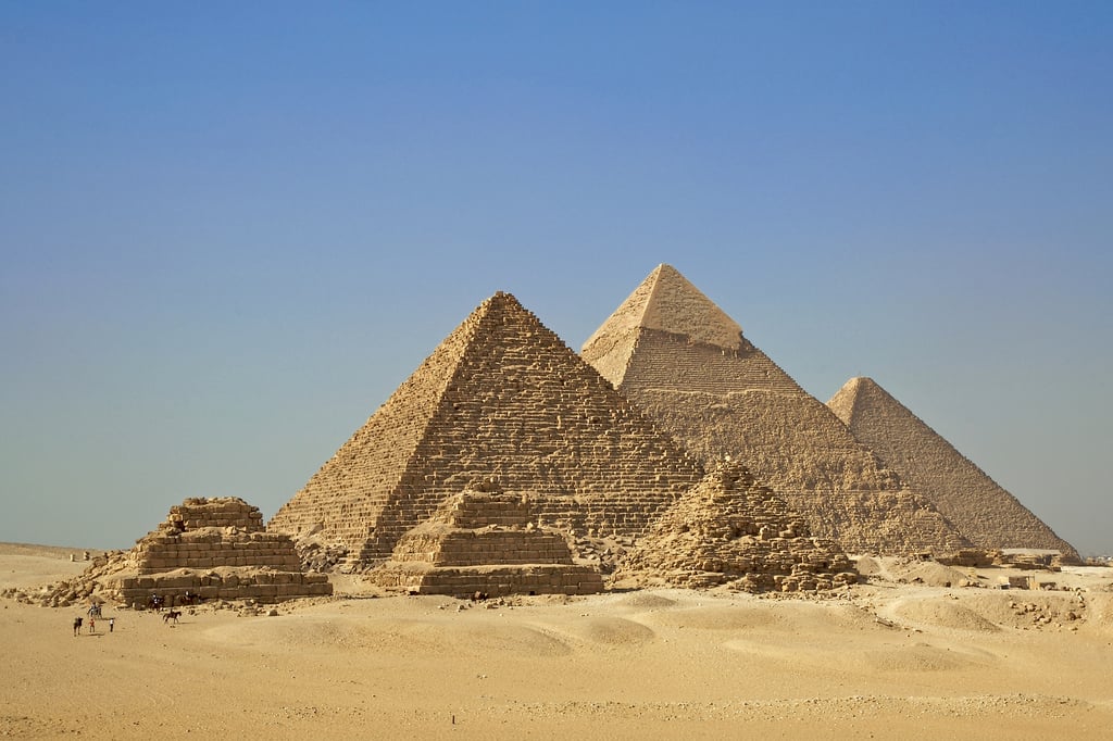 Les pyramides de Gizeh