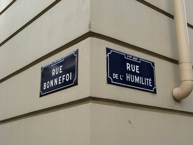 Rue de l'humilité Lyon 