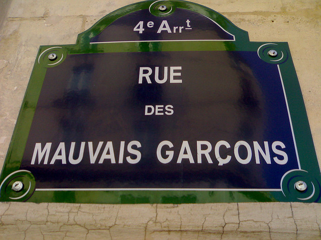 Rue des mauvais garçons Paris 