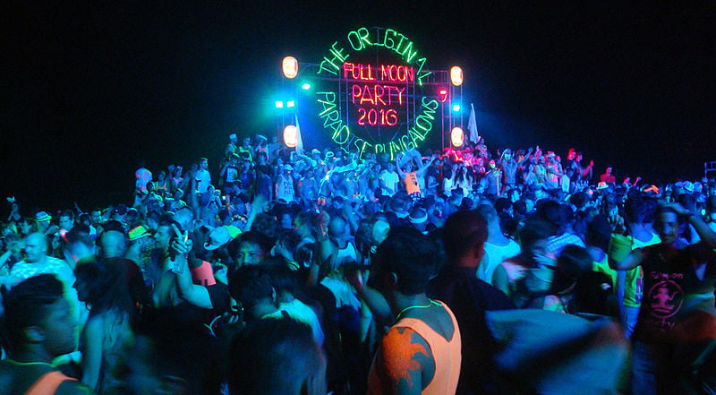 full moon party - blog GO Voyages