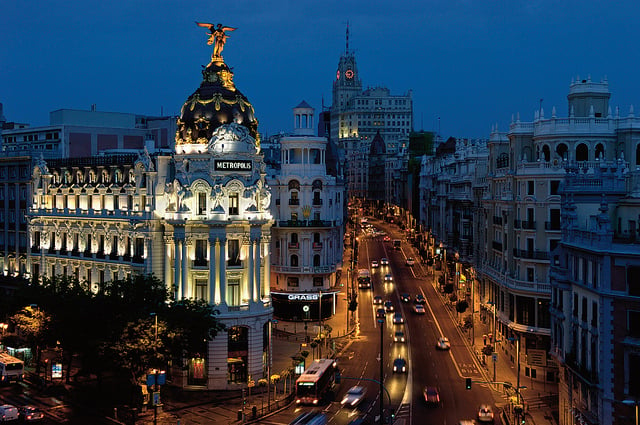 Madrid de nuit - blog GO Voyages