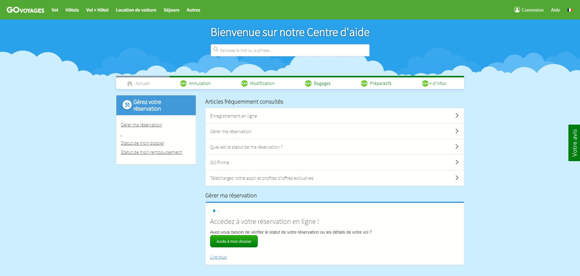 contacter go voyages par mail