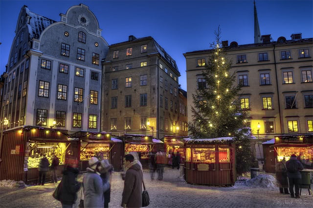 Marché de Noël Stockholm - blog GO Voyages
