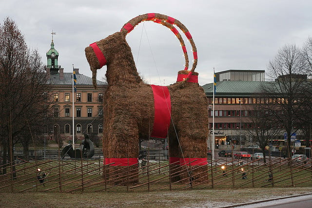 Gavle Bouc de noël - blog go voyages