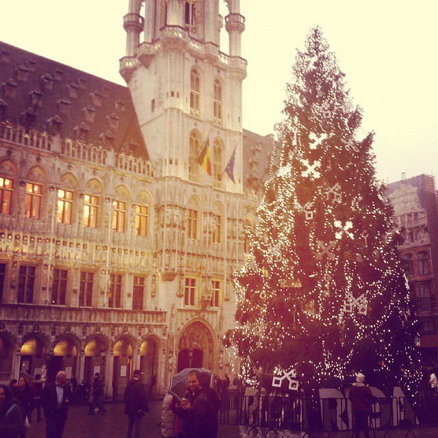 sapin grand place bruxelles