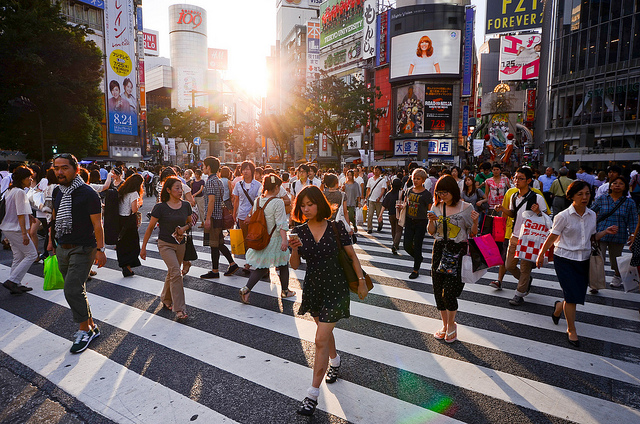 shibuya passage piéton tokyo - blog GO Voyages