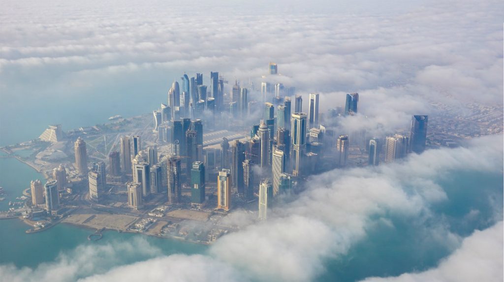 qatar vu du ciel - blog go voyages