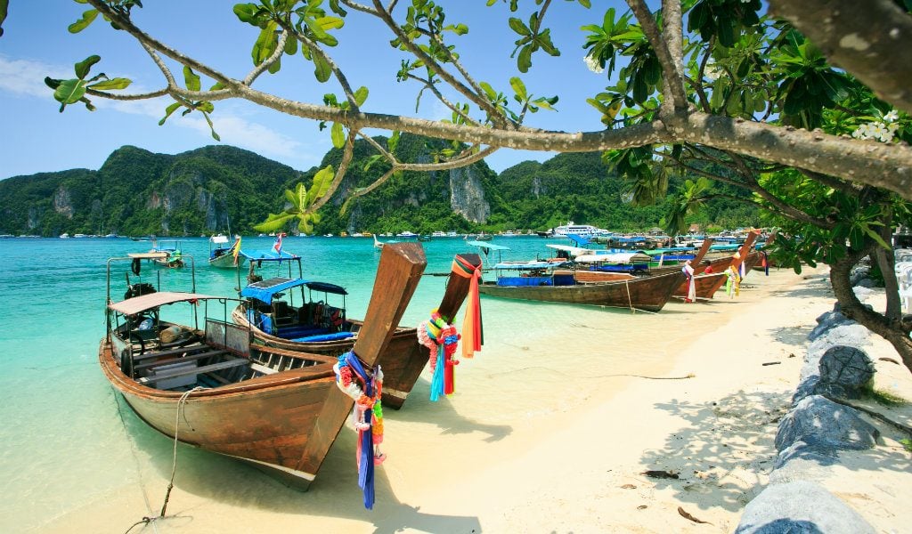 bateau thailande plage - blog go voyages