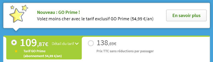 go voyages tarif prime