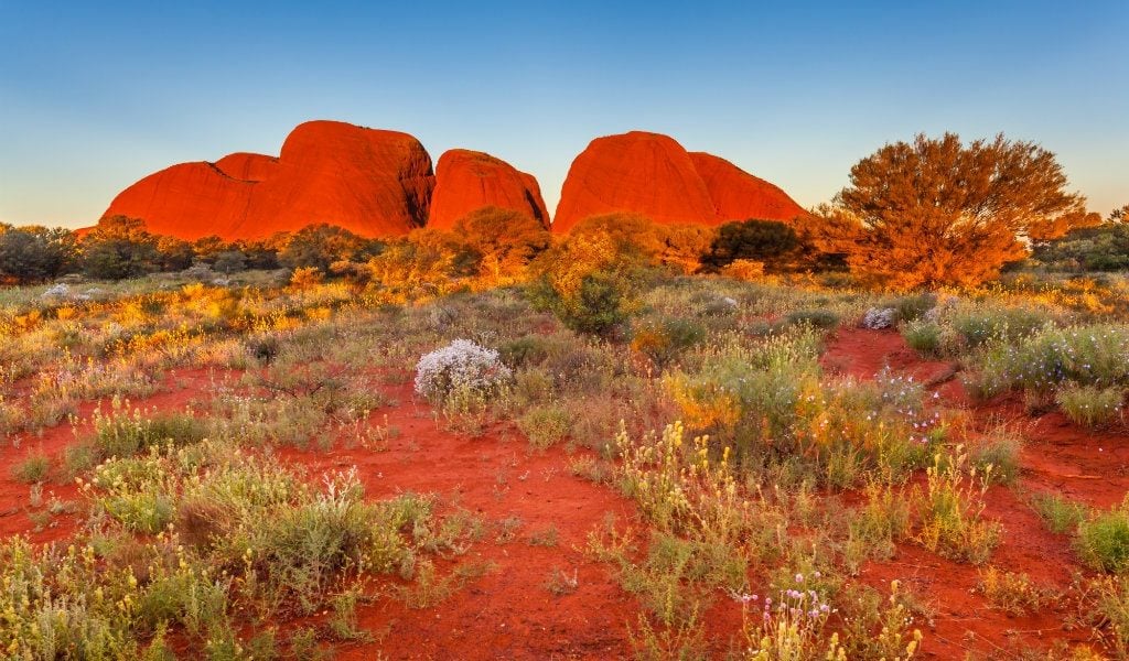 coucher de soleil uluru australie - blog go voyages