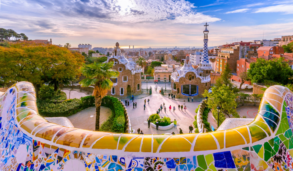 vue du parc guell barcelone - blog GO Voyages