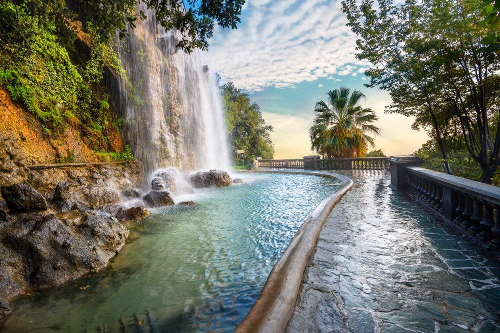 Cascade de la colline du chateau NIce