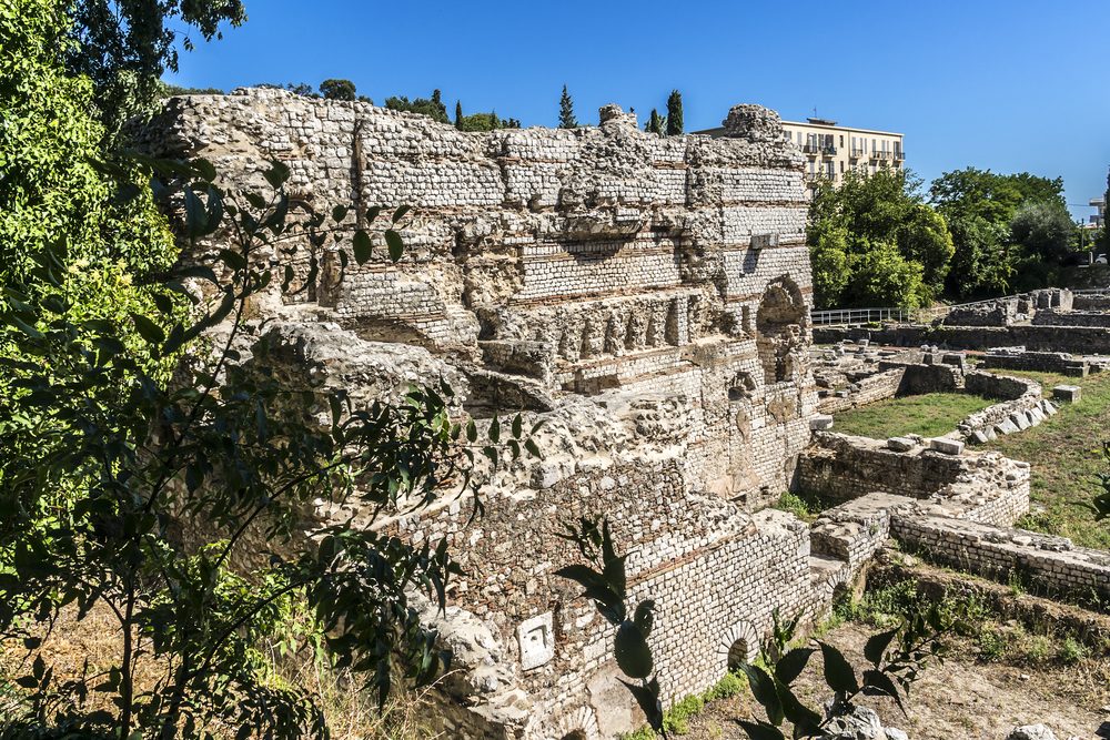 ruines romanes colline de Cimiez Nice