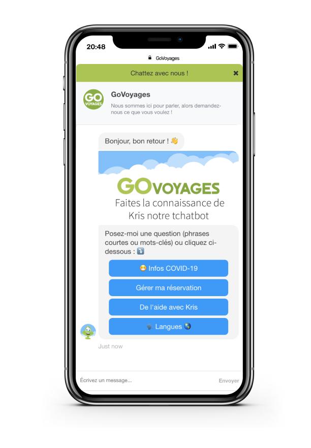 Kris chatbot GO Voyages