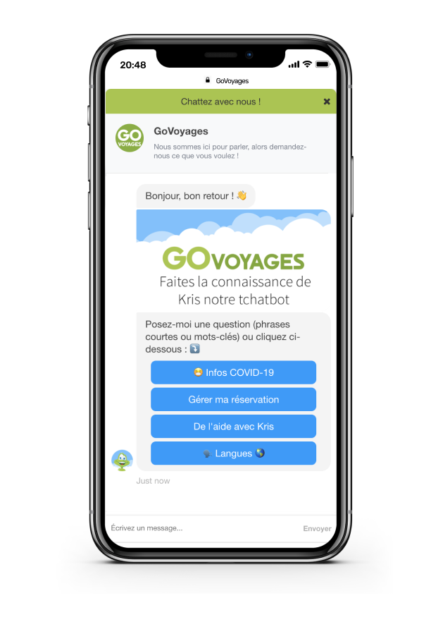 appeler go voyage sans reservation