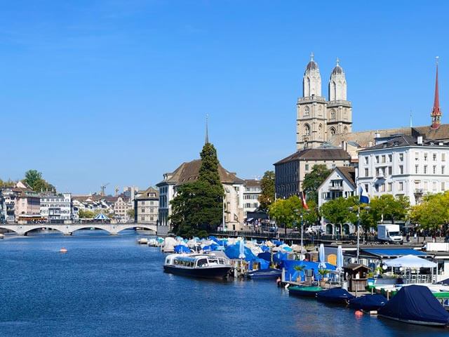 Trouver un vol pas cher à destination de Zurich avec GOVoyages.com